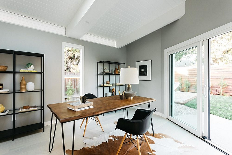 Gray Home Office Featured 